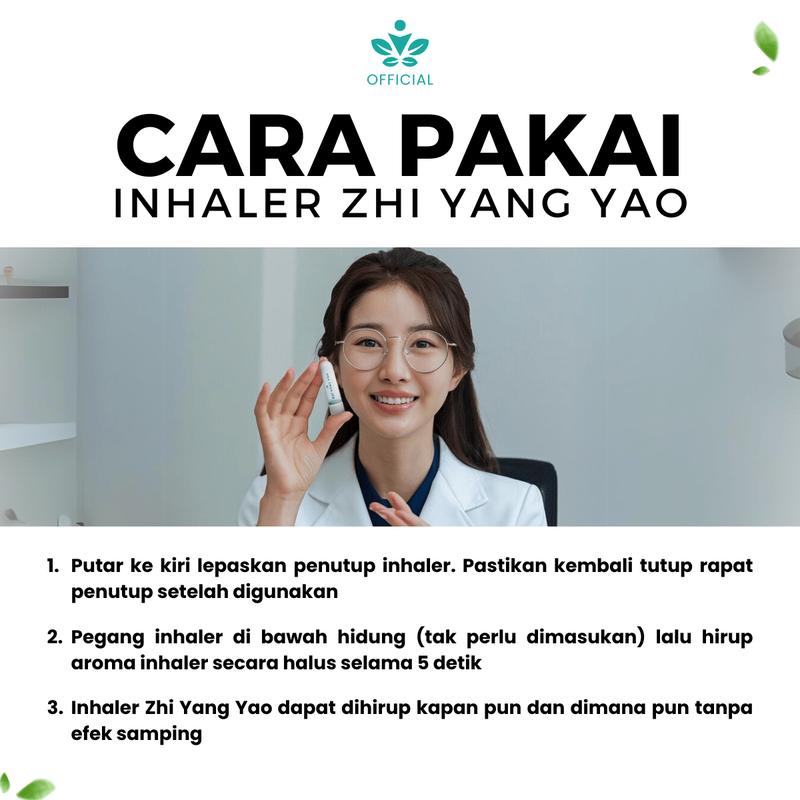 Zhi Yang Yao - Inhaler Depresi Stress Herbal Alami Aromaterapi 4