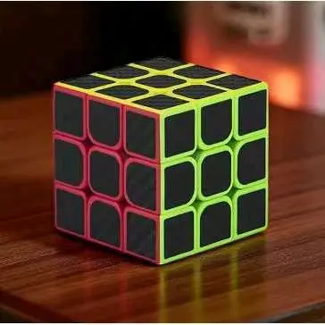 Produk FMA Mainan Kubus Rubik Carbon Fiber Magic Cube 3x3x3