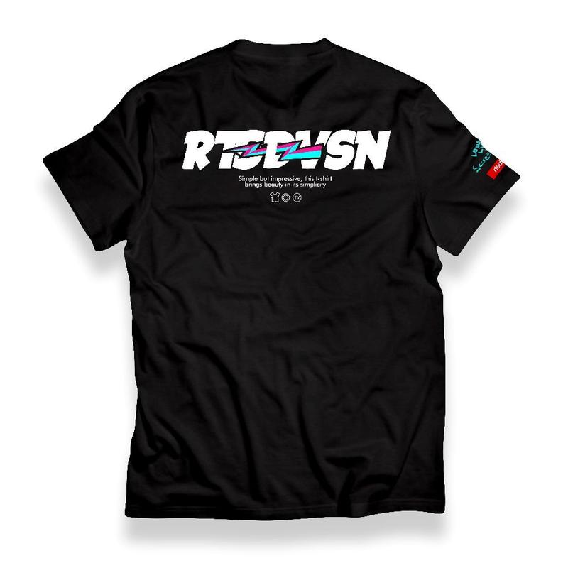 TSHIRT RTSDVSN 189 | LENGAN PENDEK MOTIF BOLT 0