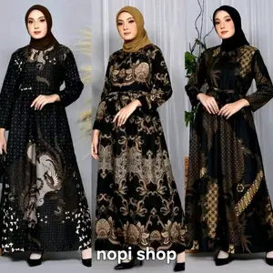 gamis wanita terbaru gamis motif batik gamis busui frendly