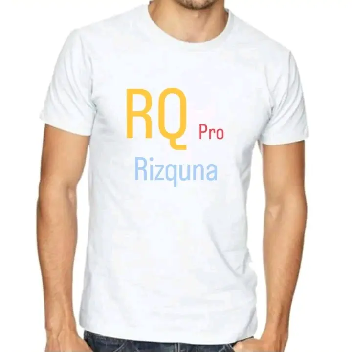 Baju Kaos Pria Erkih Model Distro Pendek Polos Dewasa Combed Katun Keren Simple Merah Hitam Cowok - Oblong, Tshirt, Tulisan