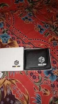 Product Review of Dompet Lipat Treshaw Pria Original | Dompet Keren | Dompet Kekinian Hitam Kartu Kulit Uang Dompet Pendek Cowok from 𝕬**+ 3