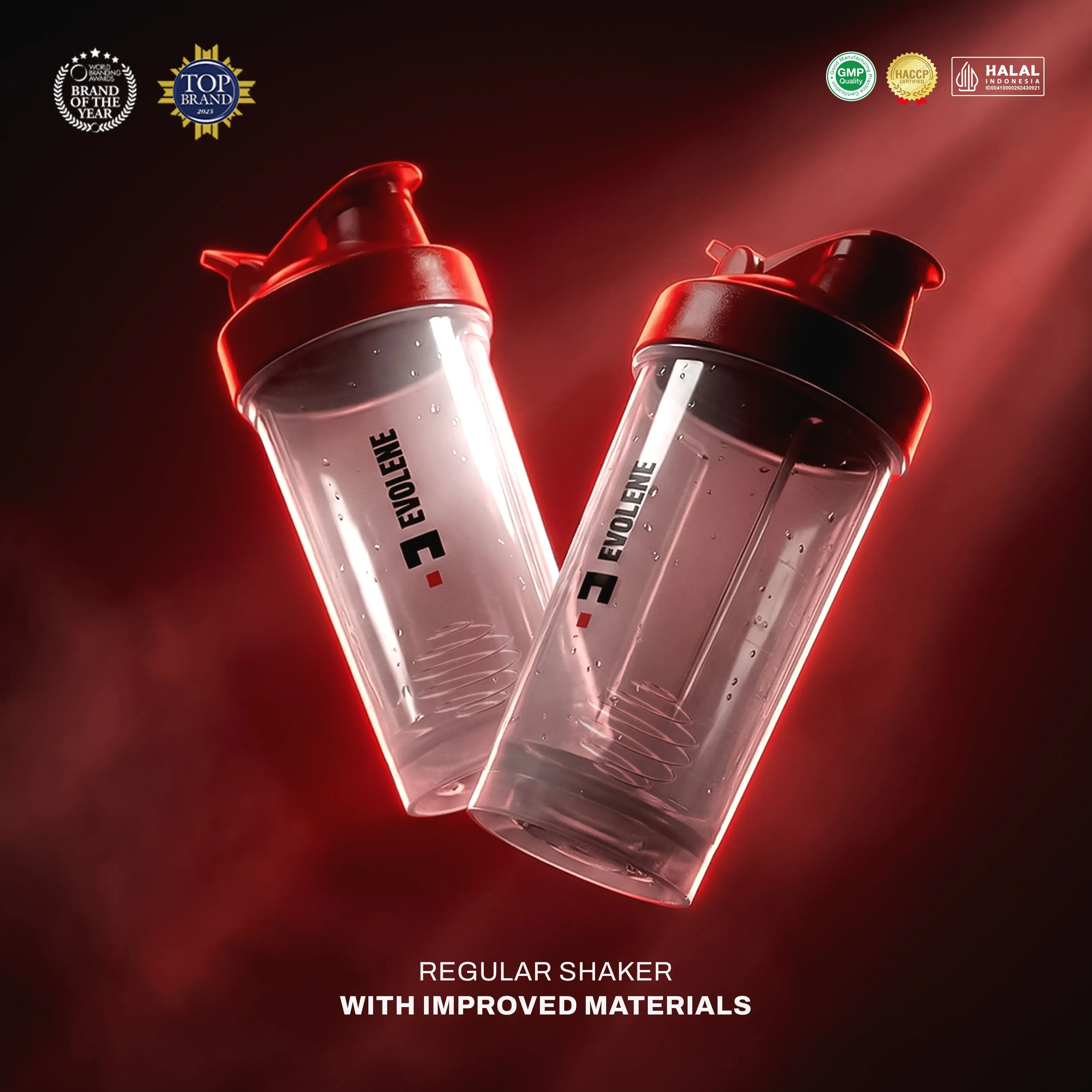 Shaker Evolene 500ml Food Grade Material Botol Minuman