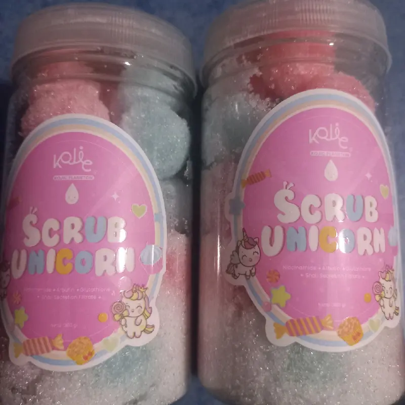 KOJIC PLANKTON UNICORN SCRUB 300g (LIMITED STOK) Perawatan Kulit Tubuh 5