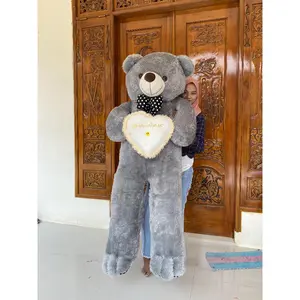 Boneka Jumbo Ukir Nama TEDDY BEAR 1 3 Meter SNI Beruang Besar Bordir Kado Hempers