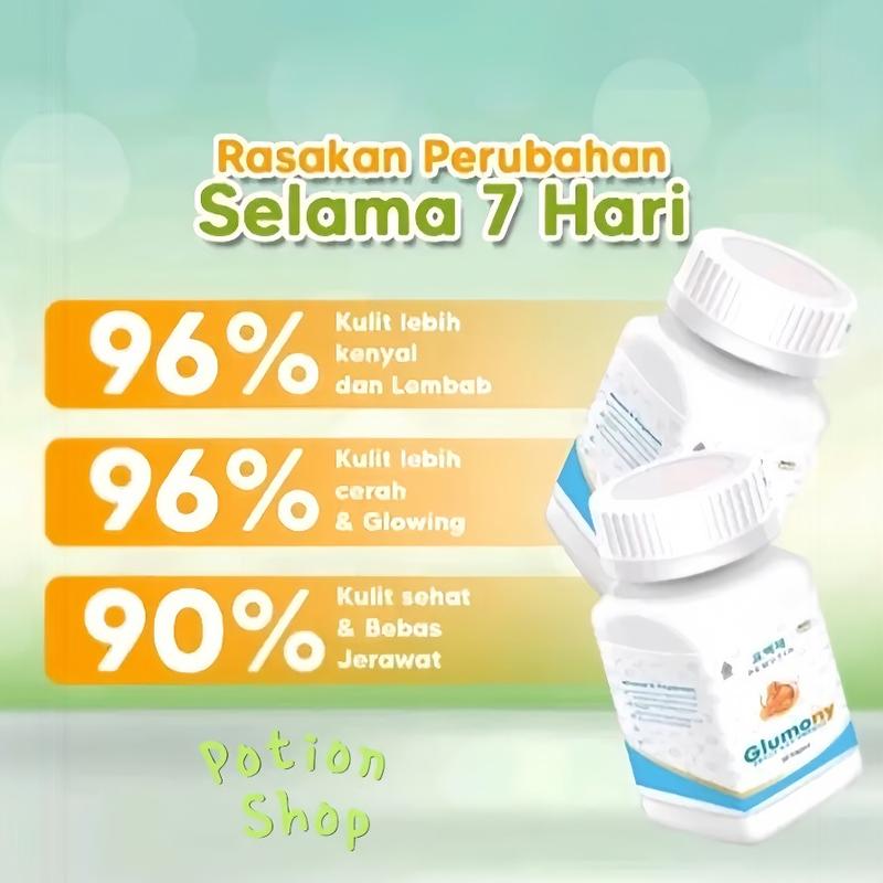 Product Introduction of BEST SELER (DR.GLUMONY NO 1 ) KAPSUL PEMUTIH/MENCERAHKAN KULIT WANITA PRIA PEMUTIH - Paket 1 Botol 3