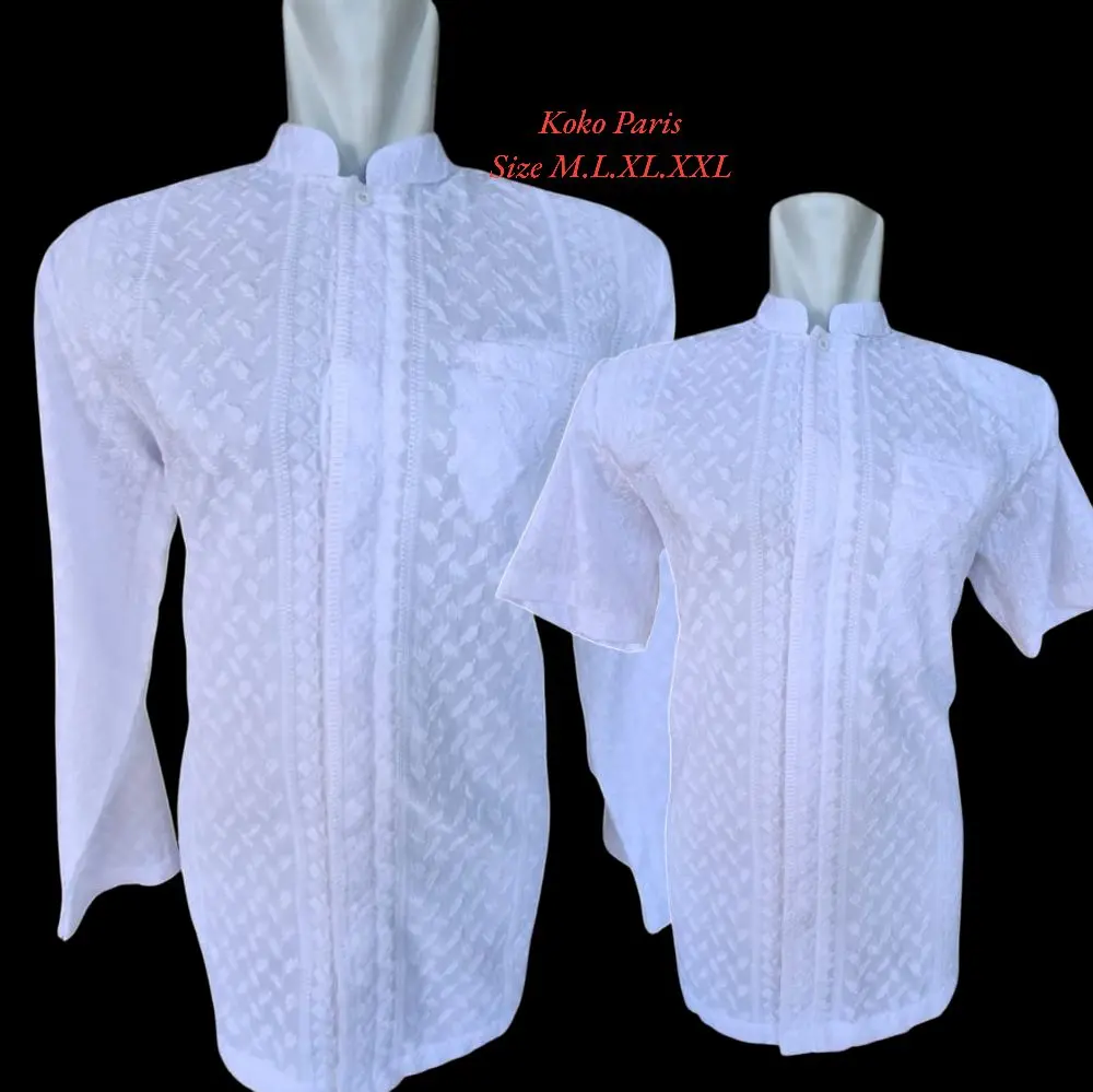 Baju Koko Pria Bahan Katun Paris Premium - Muslim