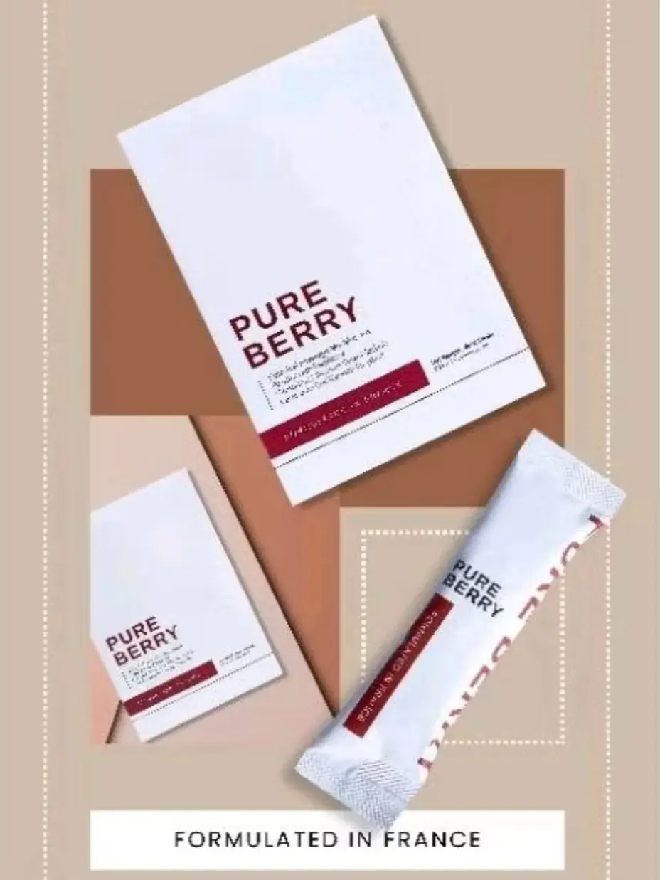 AURALIS.SG Pure Berry Enzyme 15 Sachets - Supports Digestion, Immune System & Blood Pressure - Strawberry, Beverage