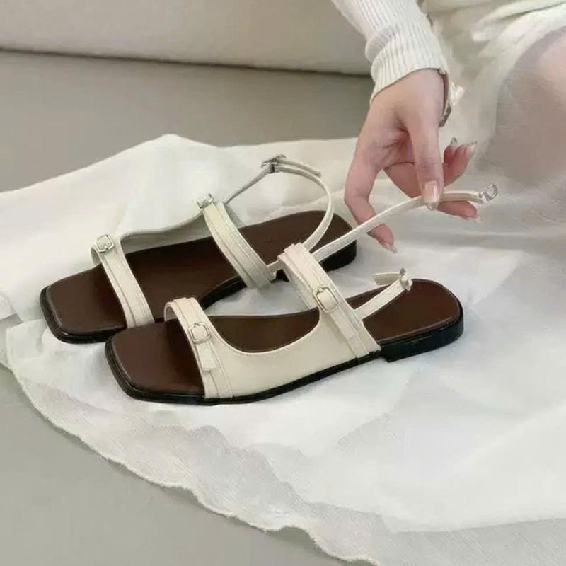 Dép sandal nữ ulzzang quai mảnh T1510 phom xinh đế xịn quai dày dặn - Dép quai hậu chống nước bền chắc