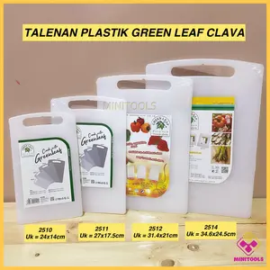 TALENAN Plastik Green Leaf Clava/ Talenan kecil / Talenan Besar