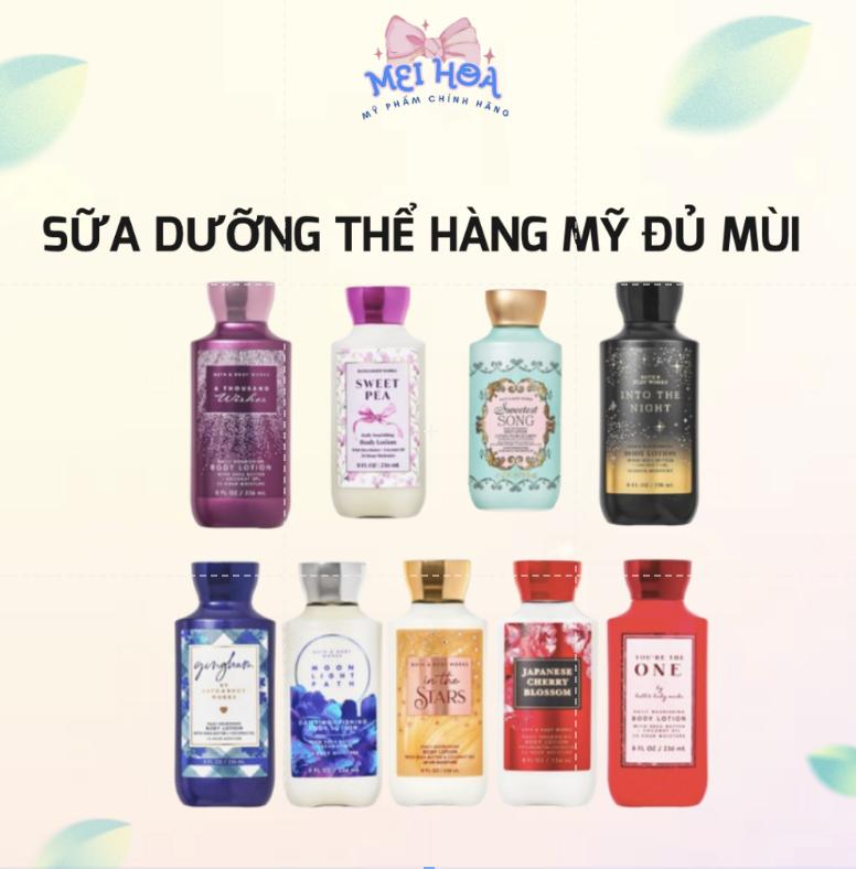 Sữa Dưỡng Thể Hàng Mỹ Đủ Mùi Mịn Da 236ML