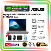 Gambar Laptop ASUS EXPERTBOOK 14 P1403CVA-S63852WS INTEL 3 100U RAM 8G DDR SSD 512G VIPS 14" FHD VIPS Win 11 Home OHS+M365 Grey - NO KB BACKLIGHT - Laptop Only dari KomputerMedan OS Kota Medan 1 Tokopedia