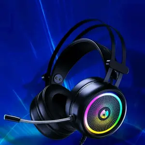 Hanset Bluetooth Gaming dengan LED RGB dan Mikrofon Berkualitas Tinggi untuk Pengalaman Bermain yang Lebih Seru