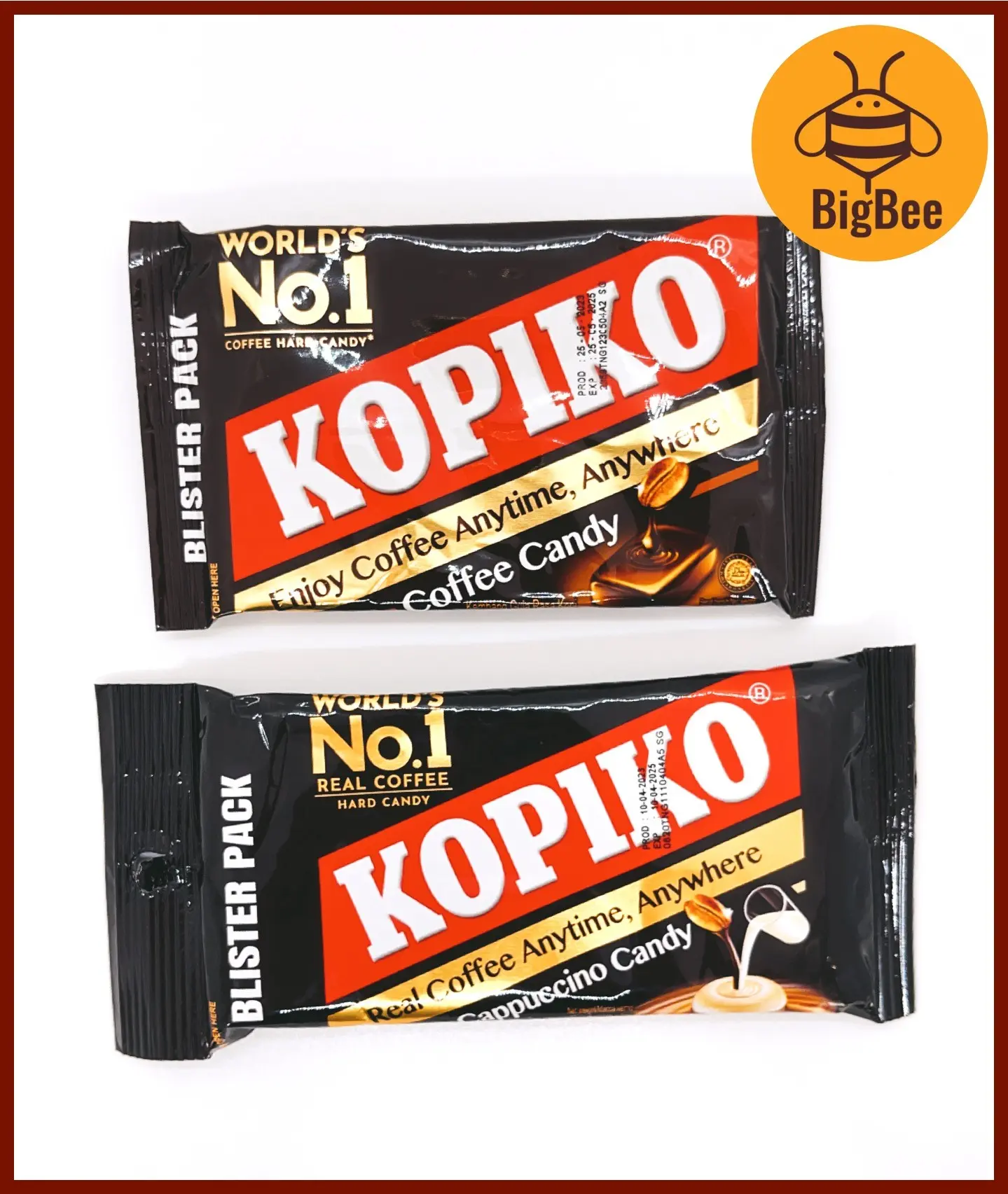 [Bundle of 6packs] Kopiko Blister Pack Candy - 32g/pack Coffee / Cappuccino Blister Pack Candy (Halal)