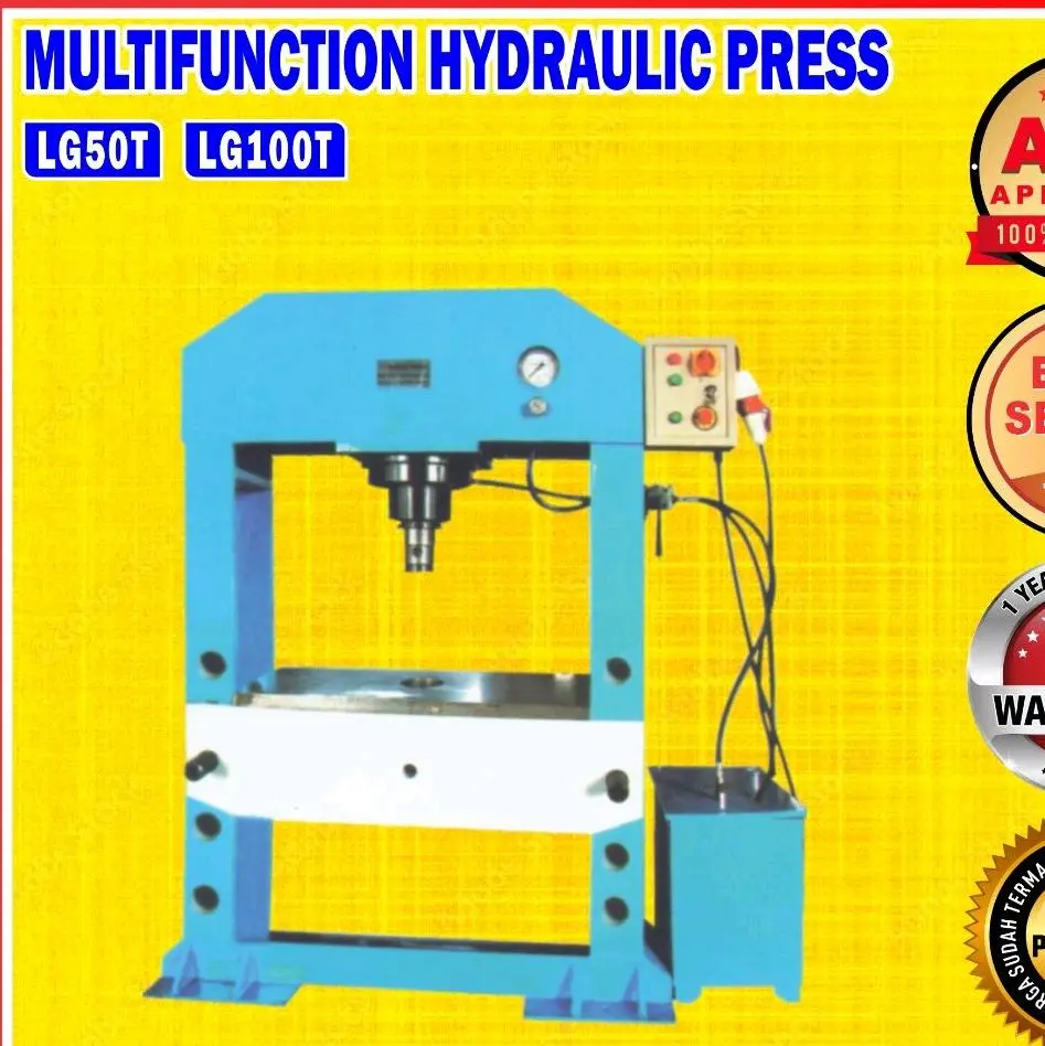 Hydraulic Press Brake Multifungsi 100Ton Mesin Bench Press AKS LG100T