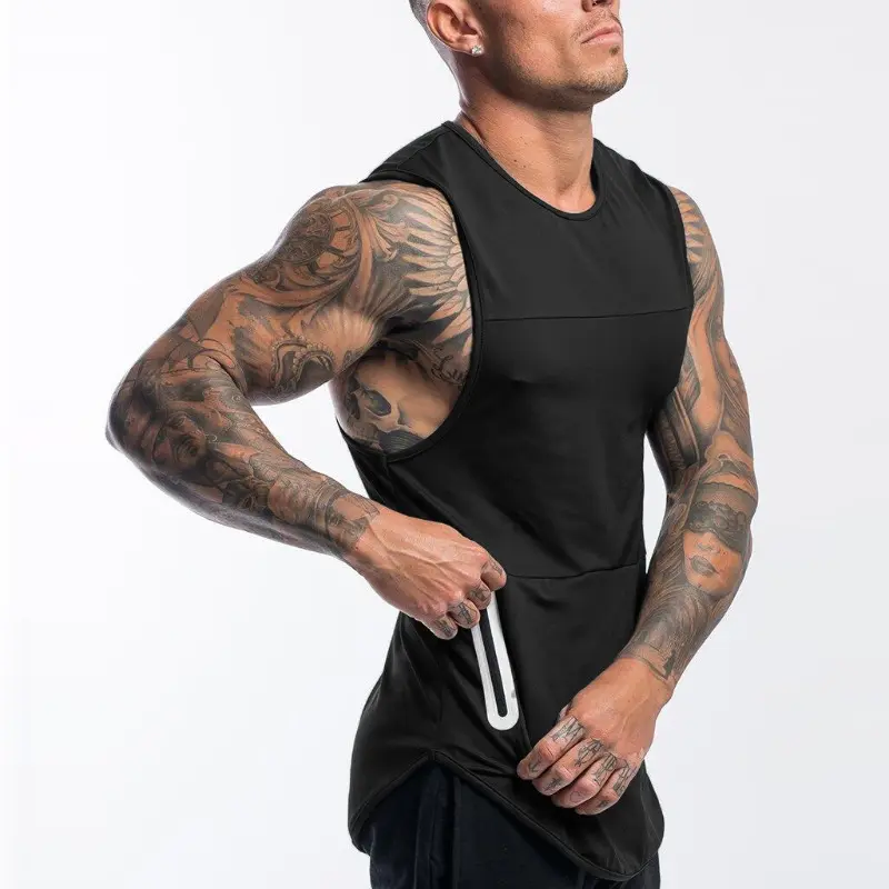 New European and American Sports Vest Men's Quick Drying Fitness Vest Base Shirt