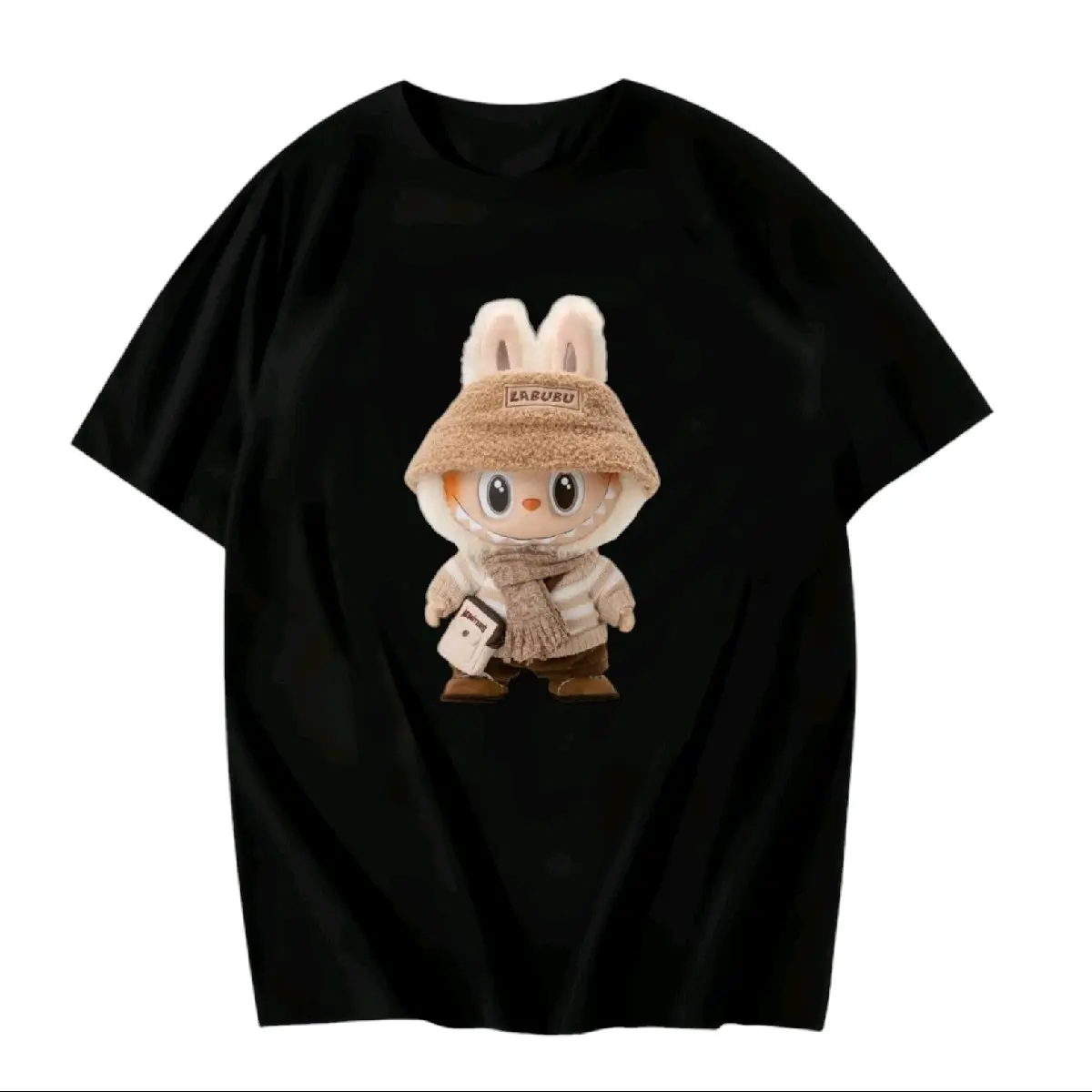 kaos baju wanita pria dewasa gambar labubu DTF
