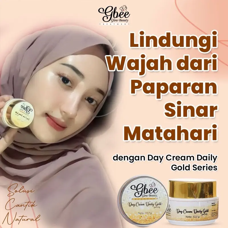 Day Kinclong GOLD MEDIUM Gbee Glow Beauty / BPOM / COD / Free Gift 2