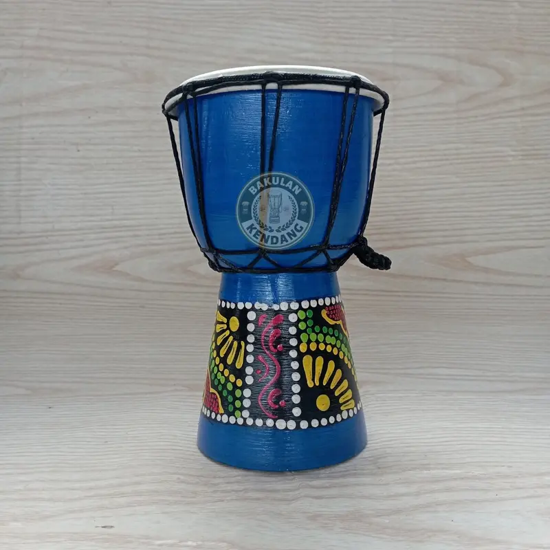 Kendang Jimbe Anak Termurah 20 Cm Alat Musik Tradisional Djimbe Gendang Terbang Mainan Anak Tradisional Edukasi Mini Mainan Kayu Souvenir 1