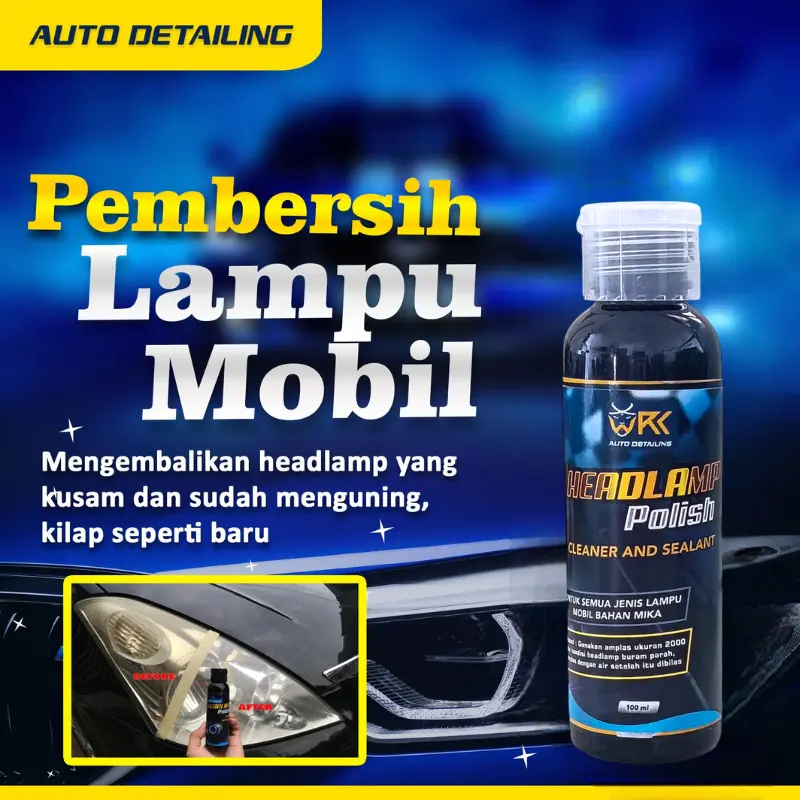 Pembersih Lampu Mobil Headlamp Polish