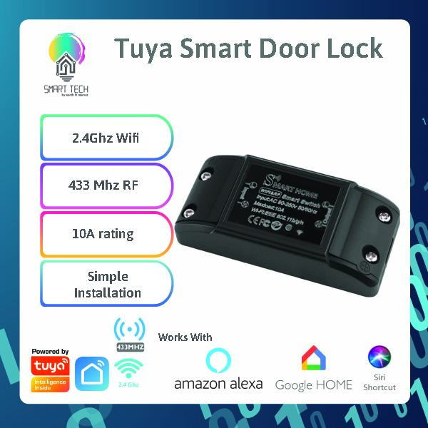 (LOCAL STOCK) Tuya / Smart Life WIFI smart switch / inline switch/ breaker 10A