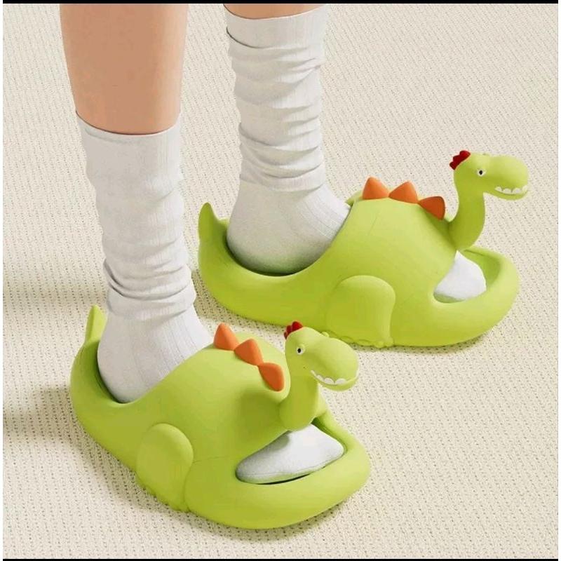 Sendal Selop Anak Sandal Dinosaurus 3D Anak Laki/Cewek Sandal Karet Nyaman Pake Anti Licin 8