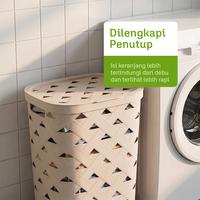 Gambar AZKO Stora Keranjang Laundry Triangle 55 Liter - Krem Keranjang Pakaian Tempat Baju Kotor Laundry Basket Keranjang Cucian Tempat Pakaian Kotor dari AZKO ID Kota Administrasi Jakarta Pusat 3 Tokopedia
