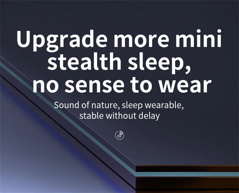 Product Introduction of Invisible Sleep Wireless Earphone TWS Bluetooth 5.3 Headphones Hidden Earbuds IPX5 Waterproof Noise Reduction Sports Headset Audio Device Electronic 18