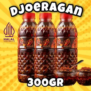 Chili Oil Djoeragan 300g HALAL Bumbu Mie Level, Dimsum dll
