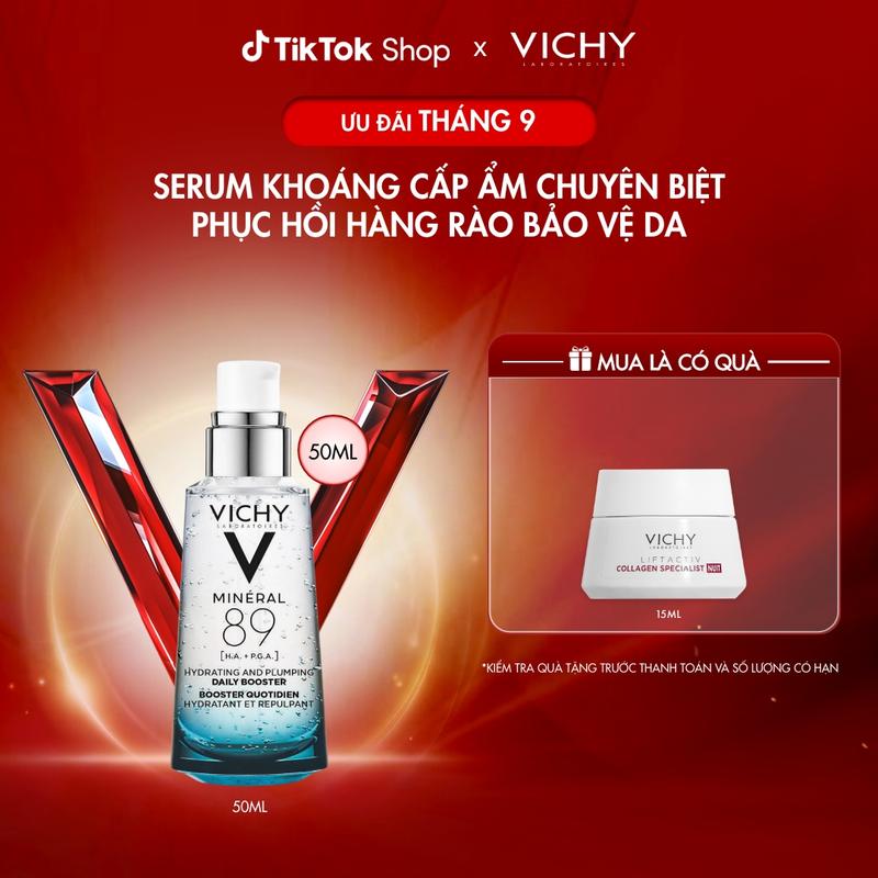 Dưỡng chất khoáng phục hồi da chuyên sâu Vichy Mineral 89 50ml_skinca