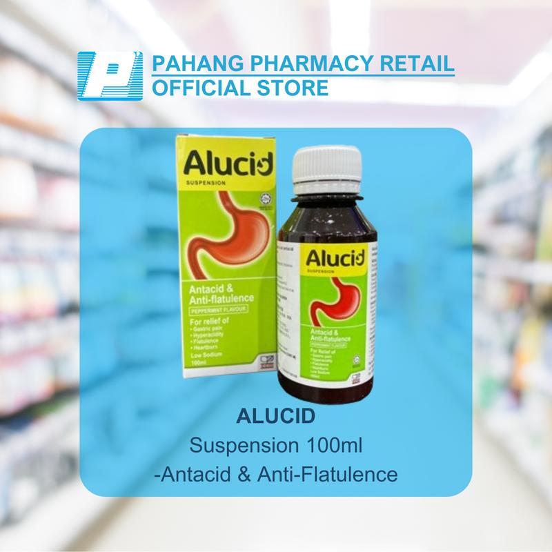 ALUCID Suspension - 100ml（Antacid & Anti-Flatulence） - TikTok Shop Malaysia