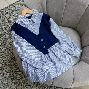 Kemeja anak perempuan tanggung atasan anak lebaran 2026 kemeja outer anak viral