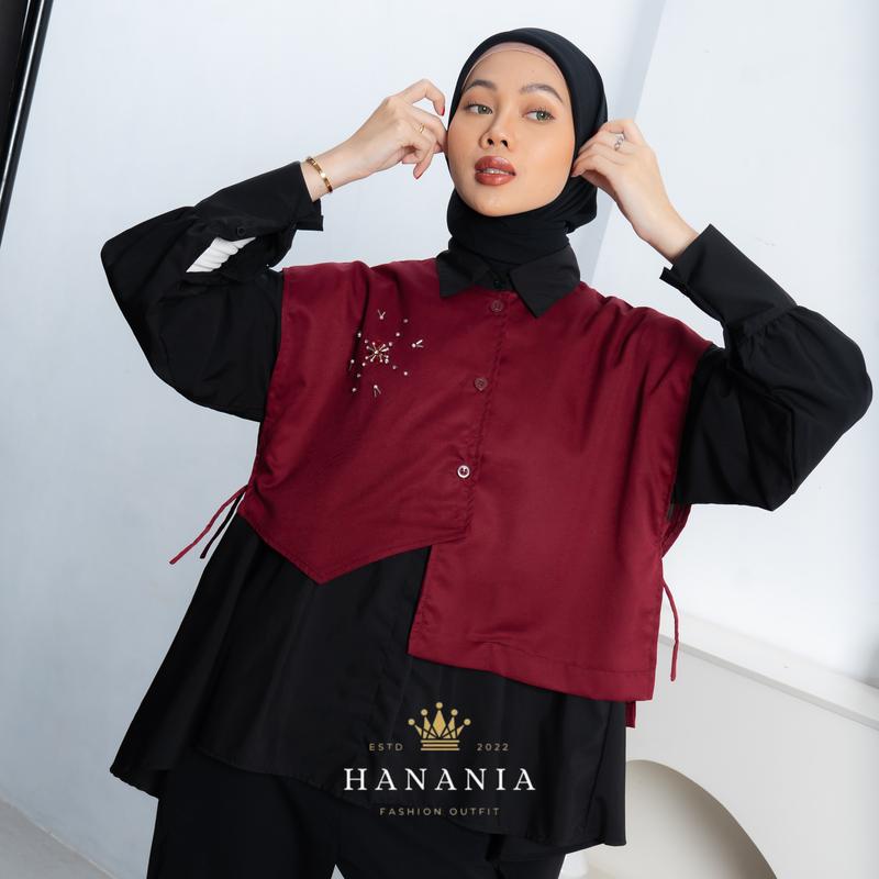 Alexa premium vest wanita korean style with payet 6