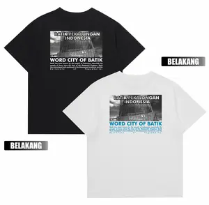 Kaos Pekalongan Kota Batik Tshirt Iconik Kota Pekalongan Word Of Batik