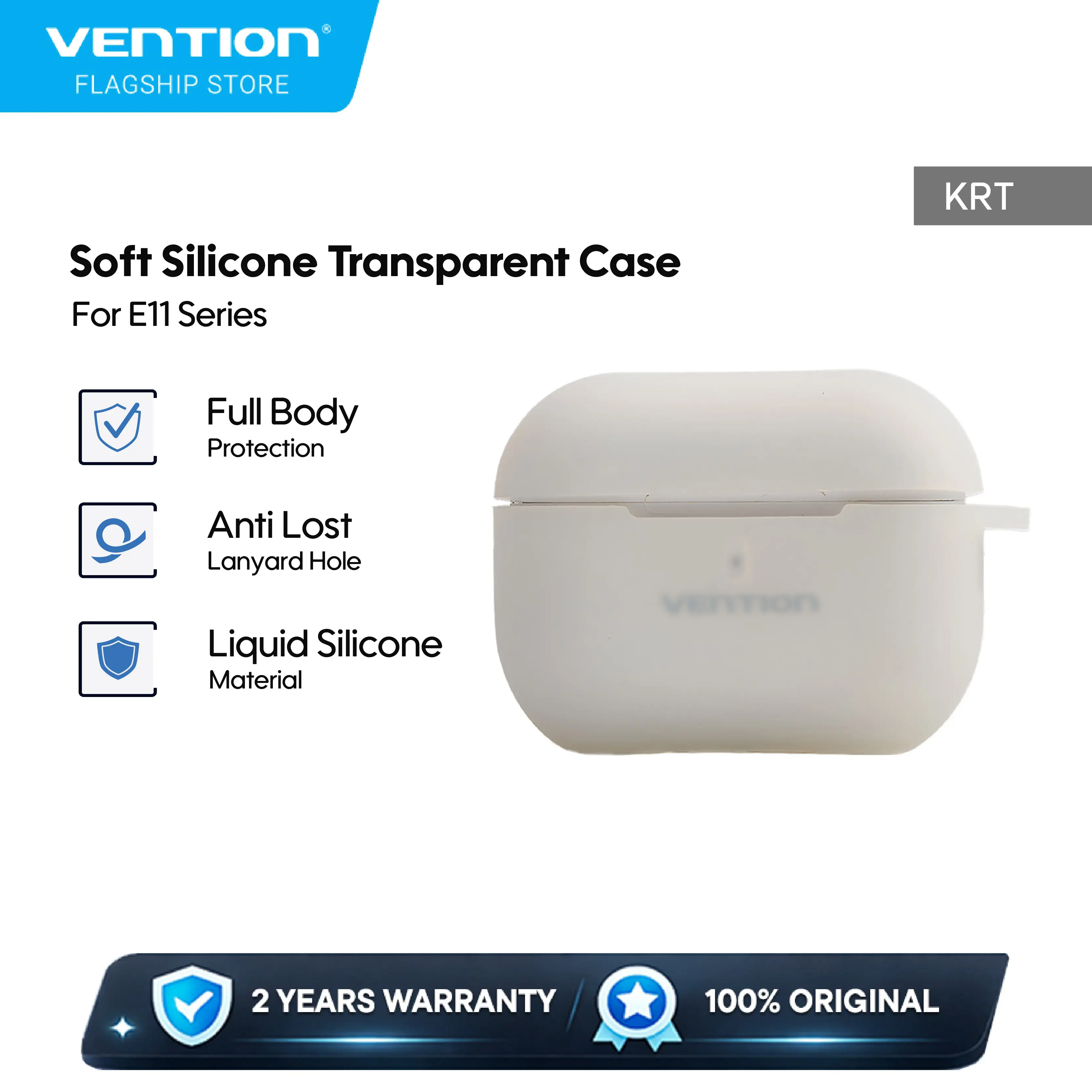 Vention Soft Silicone Case Transparent Protective For E11/PLUS/PRO - KRT