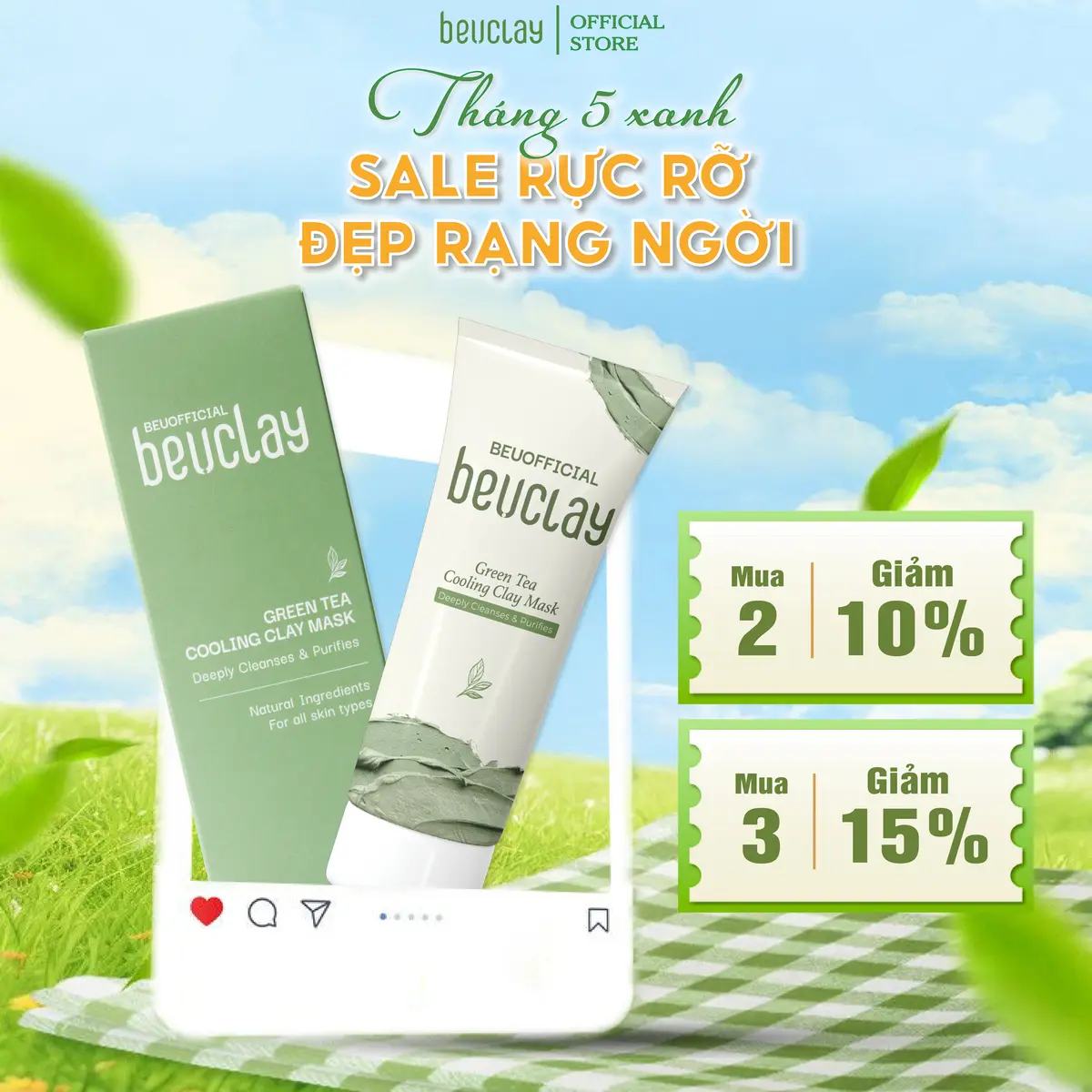 BEUCLAY Mặt Nạ Đất Sét Trắng Nam Nữ, Hỗ Trợ  Tẩy Tế Bào Chết Và Giảm Thiểu Dầu Thừa - 70g -  Kem Face  Skincare Mặt Nạ Hỗ trợ Dưỡng Trắng Làm Đẹp  Hỗ trợ Thu Nhỏ Lỗ Chân Lông Phục Hồi Cosmetics Vitamin E tốt mask set bùn -MN001