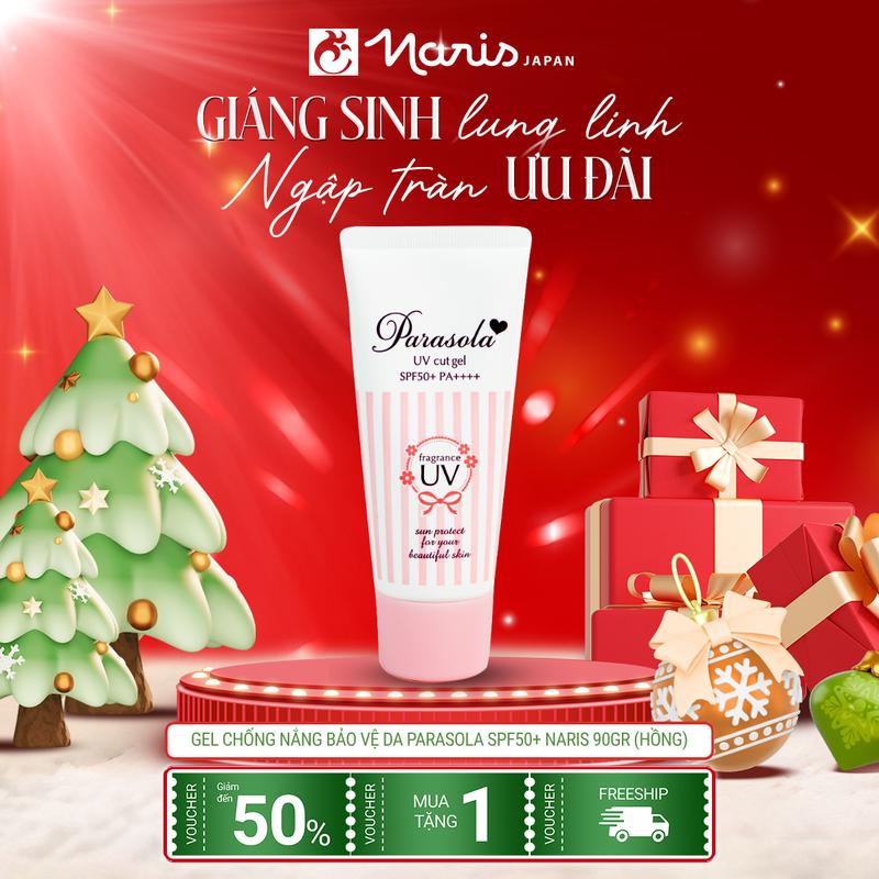 Kem chống nắng dưỡng da dạng Gel Naris Parasola SPF50+ PA++++