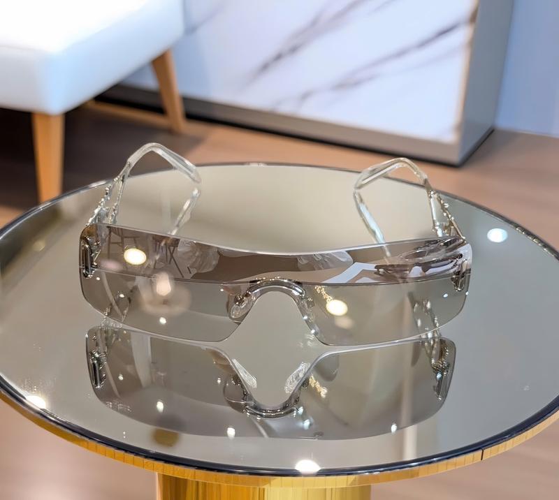 S21(Tặng hộp khăn lau) Mắt kính râm women kính mắt nam chống nắng thời trang gọng kính thời trang xu hướng Y2K