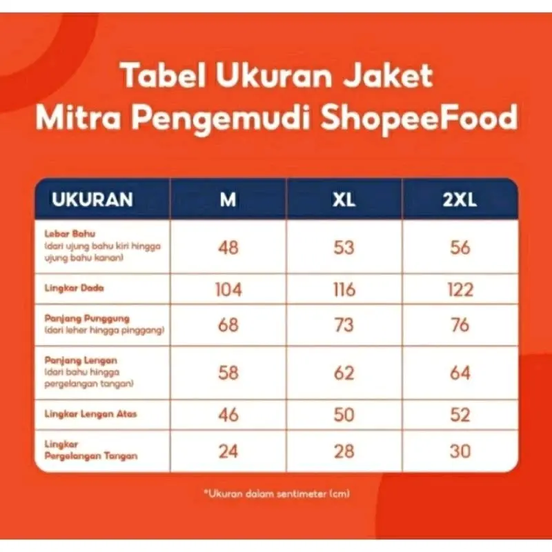 Jacket oren shopeefood Parasut Taslan murah  Pria/Wanita Nyaman Jaket Motor Distro Panjang Simple 2