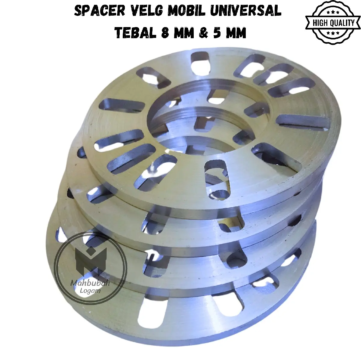 SPACER VELG Mobil Universal Tebal 8 mm 5 mm (1 set 4 pcs) Car