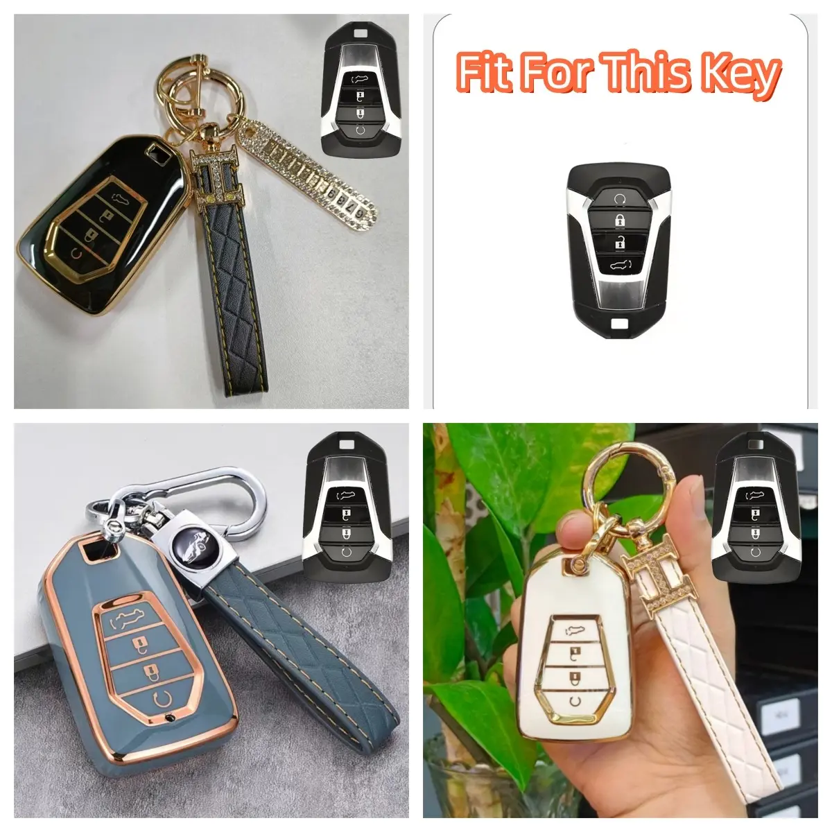 เคสฝาครอบกุญแจ TPU สำหรับ ISUZU D-MAX Series Dmax D-max Mux 2021 2022+ D-max MU-X 3.0 Mux 3 ปุ่ม ที่ใส่กุญแจรีโมท อุปกรณ์เสริมพวงกุญแจภายในรถ