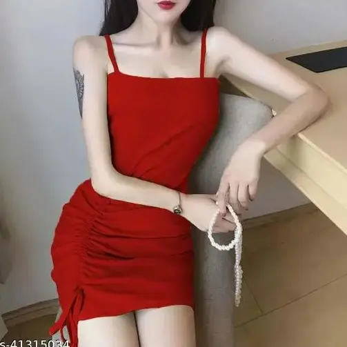 Tanktop Tali serut / Dress Tanktop style korea