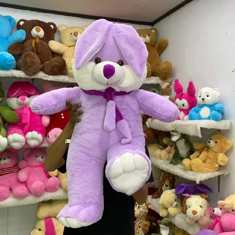 Boneka KELINCI SYAL JUMBO 90 cm (Bahan RabbitFur) SNI 3