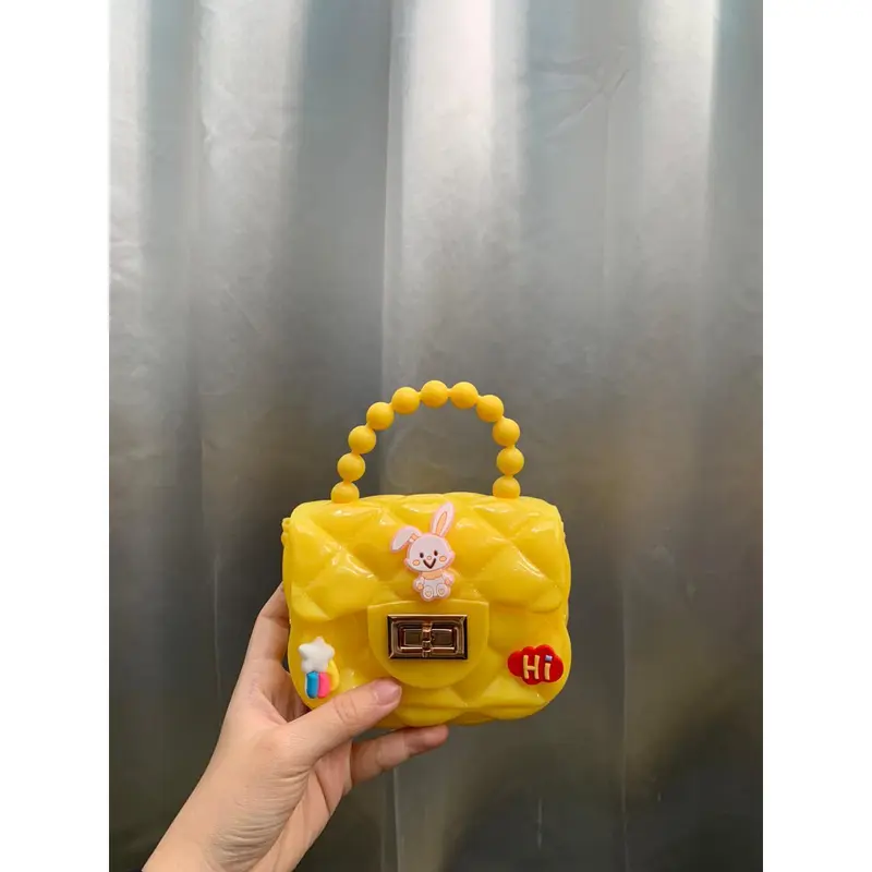 Tas Jelly Mini - Bisa untuk Anak dan Ibu - Slingbag Mini - Tas Selempang Mini Jelly - Dengan Tali Rantai 3