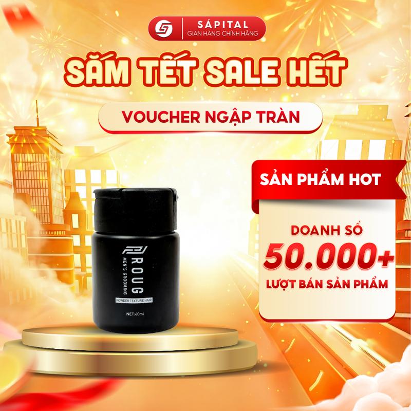   BẢN MỚI  Bột tạo phồng tóc Roug | Roug Men's Grooming - Tạo phồng Hỗ trợ kiểm soát dầu thừa Giữ nếp tự nhiên Không bết dính 