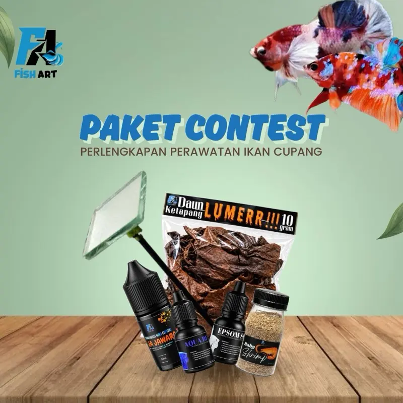 Fish Art • Paket Contest Lengkap Perawatan Ikan Cupang