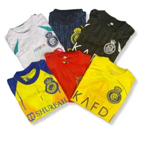 Jersey Bola Anak Al Nassr Ronaldo CR7 Setelan Bola Anak Size 2–14 Tahun