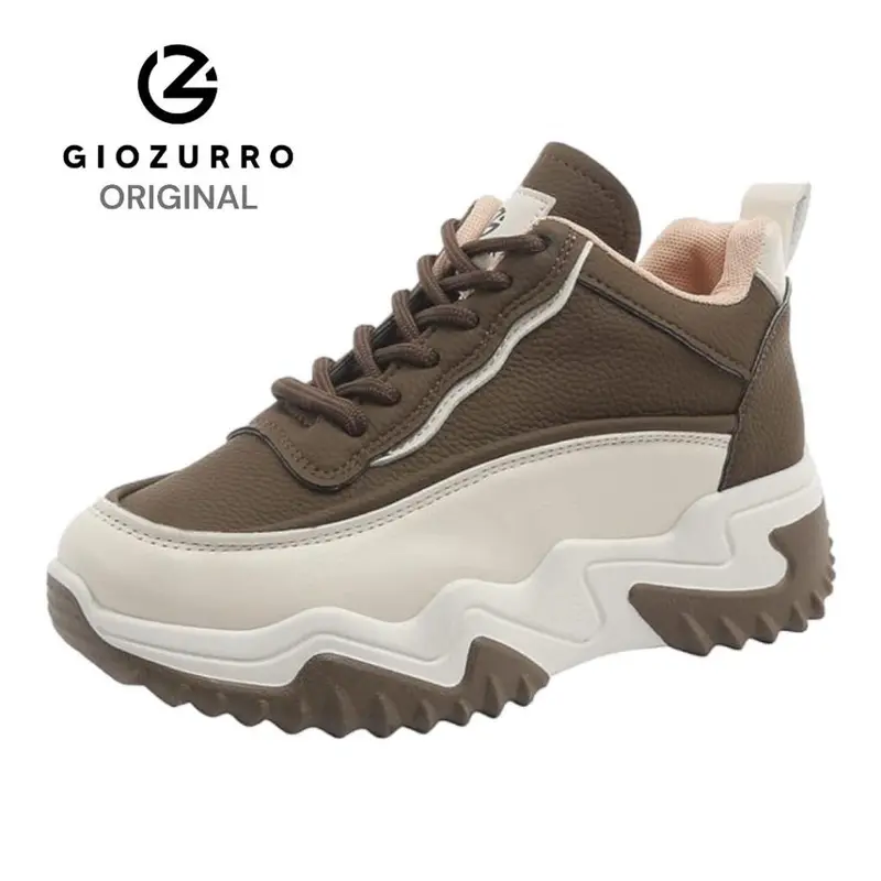 GIOZURRO SEPATU WANITA SNEAKER WANITA TERBARU GZ8008 Sepatu Boots Wanita Sportif Ringan Casual Hitam Shoes Putih Olahraga 1
