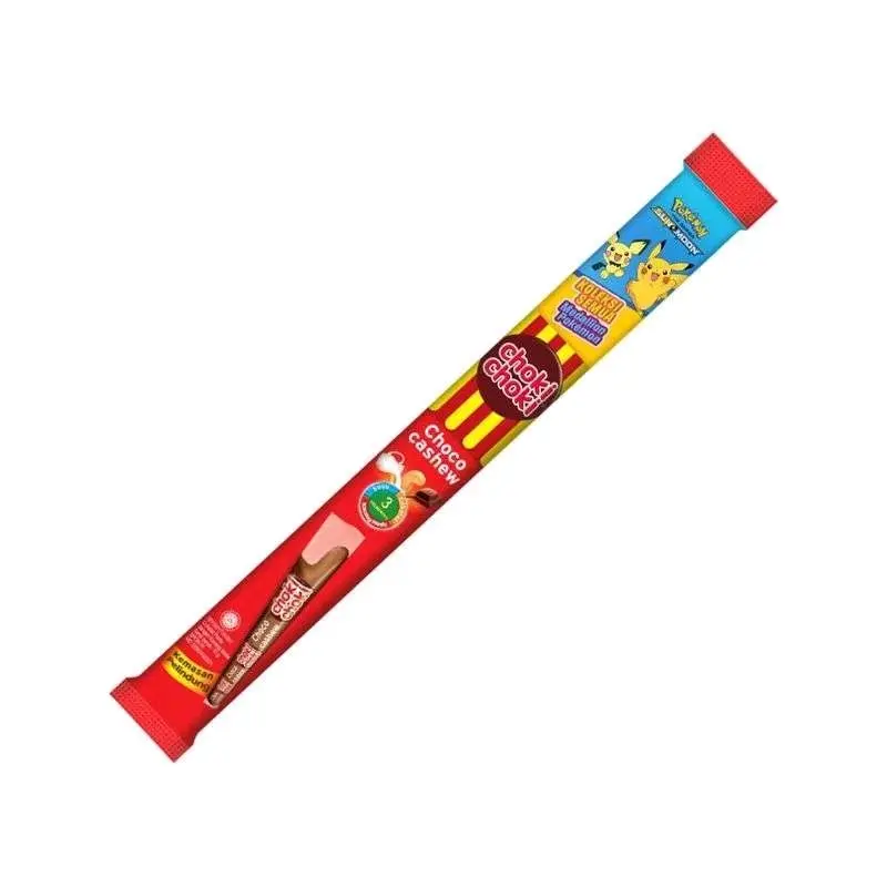 Choki Choki Chococashew Stik Cokelat 1 box isi 20 pcs x 9g Cemilan Chocolate Camilan Food Manis Mete Snack Coklat Keripik 2