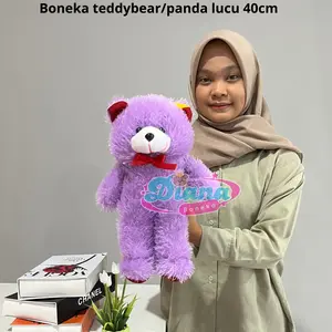 Boneka Teddy Bear / Panda Lucu ukuran 40cm  Dolls Toys